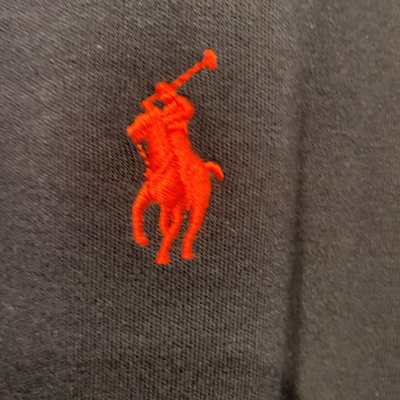 Polo Track Zip Up Sweater 2XB Navy with White Arm Stripe - Picture 6 of 8